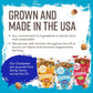 The Good Bean Crunchy Chickpeas - Classic Hummus - (6 Pack) 6 Oz Resealable Bag - Roasted Chickpea Beans - Vegan Snack With Good