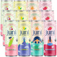 Juni Sparkling Tea with Adaptogens  Zero Sugar  5 Calories  Organic  Iced Tea  Natural Caffeine from Green Tea  Vegan  Adaptogen Drink  12 Fl Oz Cans  Variety Pack (12-Pack)