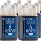 Coolbrew Original 6 Pack - 32 Drinks Per Bottle - Fresh Cold Brew Liquid Concentrate - For Iced Or Hot Coffee, Unsweetened, No P