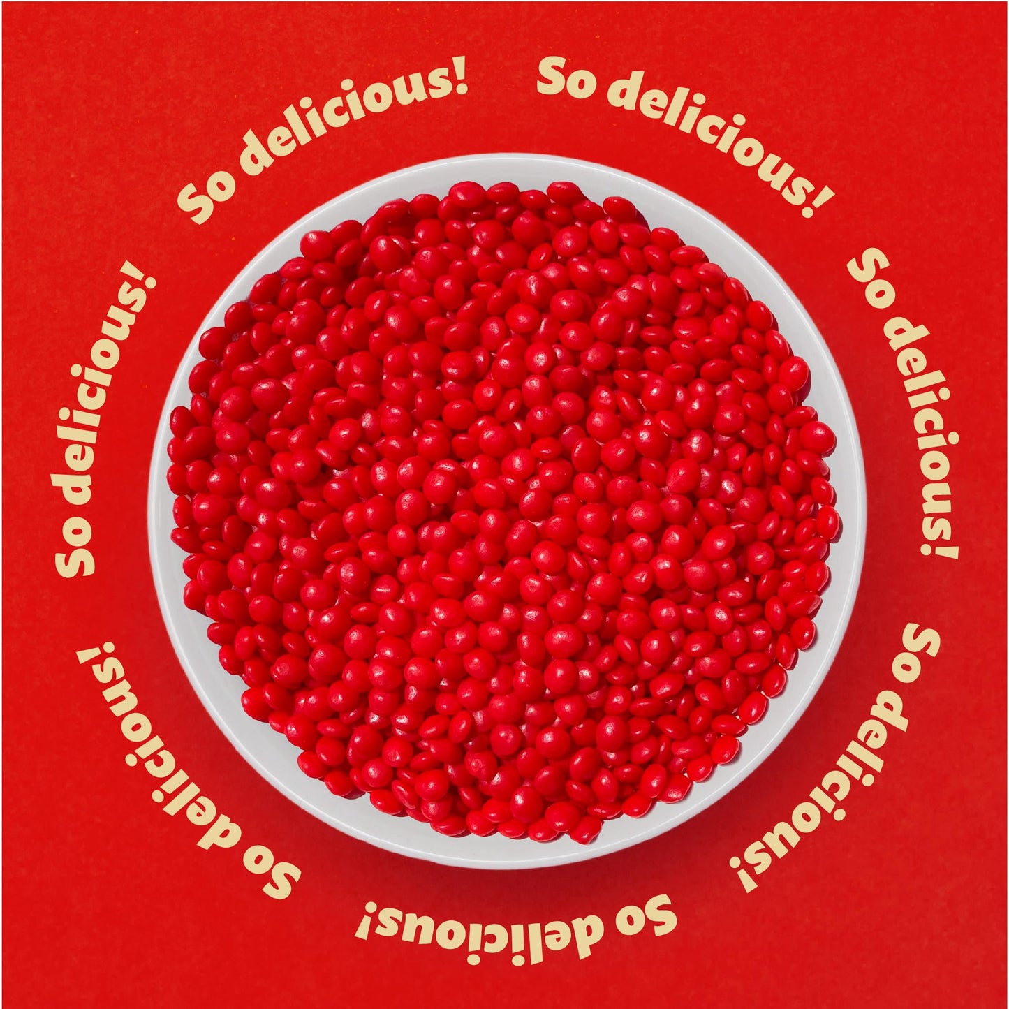 Cinnamon Imperials | 1-Pound Bag | Hard Candy | Red Hot Spicy Sweets | Classic Cinnamon Candies