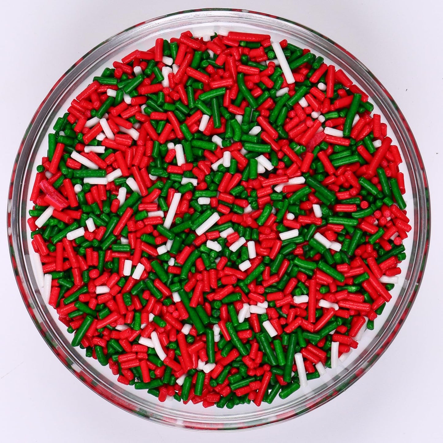 Christmas Jimmies Sprinkles, Bulk 1.32 Lb, Food Grade, Sprinkles For Cake Decorating, Sujoygar, Baking, Cookies, Chocolates, Cup