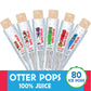 Otter Pops Freezer Bars, 100% Fruit Juice Ice Pops, Original Flavors (80Ct - 2Oz Bars)