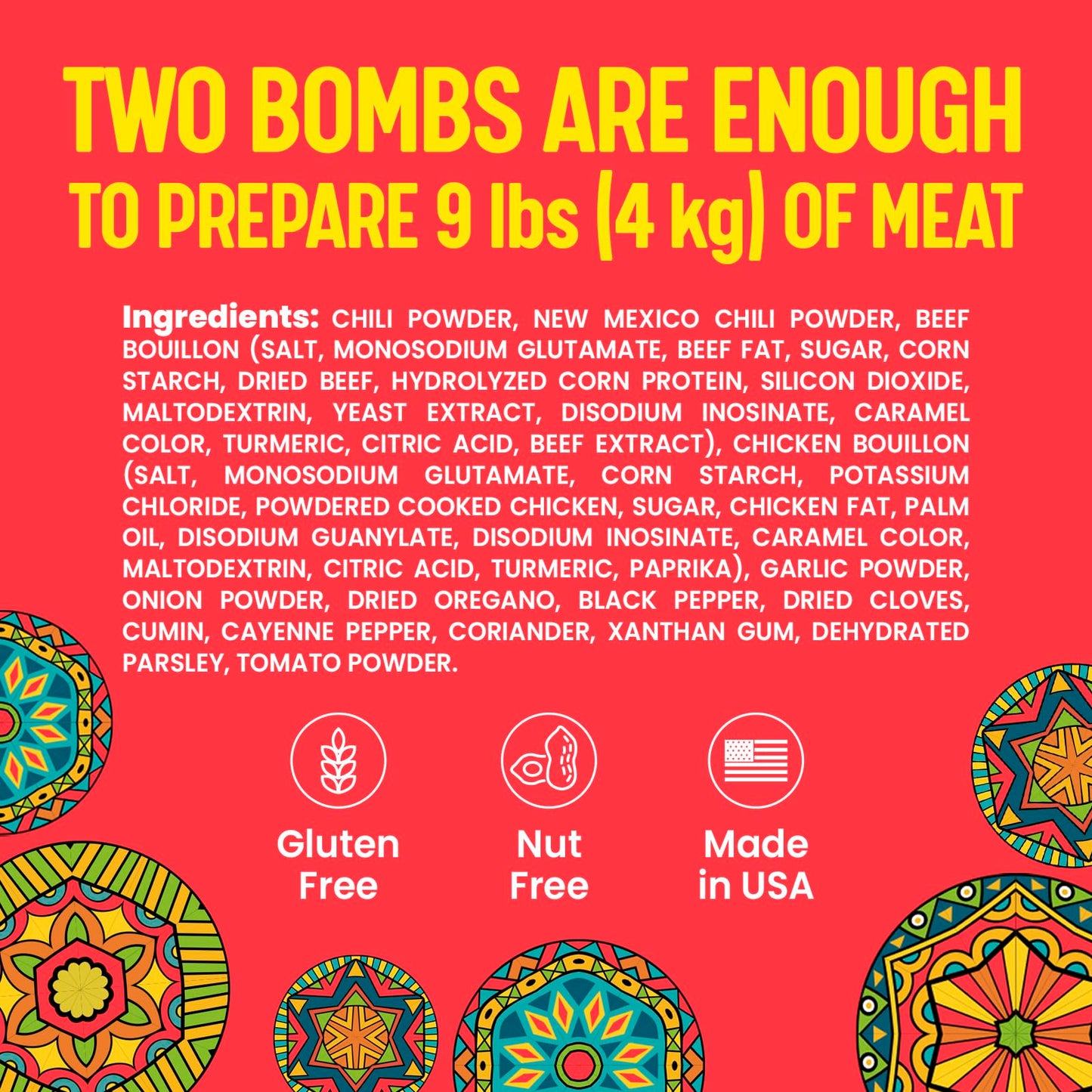 Birria   Balls - Authentic Mexican Spice Birria Mix for a Rich  Smoky  Bold Flavor Experience - 2 Birria  s Per Pack - Cooks up to 9 lbs (4 kg) Meat - Just Add Water And Meat of Your Choice