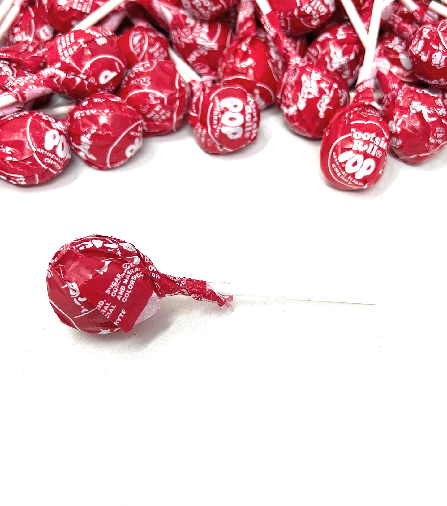 Holiday Cherry Red Tootsie Pops Bulk Candy 100 Count Lollipops Suckers Variety Value Pack Aprox. 4.5 Lbs (72 Oz)