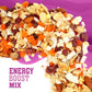 Sunkist Energy Boost Trail Mix - Fruit And Nut Mix, Low Sodium, Gluten Free Snack With Papaya, Walnuts, Coconut, Almonds, Banana