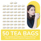 BREWIX Turmeric Ashwagandha Herbal Tea, 50 Pyramid Tea Bags, Caffeine Free, Gluten Free, Stress & Mood Support