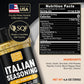 Italian Seasoning Blend All Purpose Seasoning Mix - Gluten Free & Low Sodium Pizza Seasonings For Bruschetta & Spaghetti. Medite