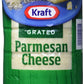 Kraft 100% Grated Parmesan Cheese, 24 Oz, Pack of 1, Convenient Topping for Pasta and Pizza