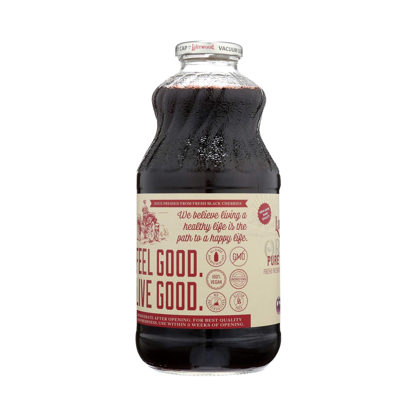 Lakewood Organic Fresh Pressed Pure Black Cherry (1 X 32 FL OZ)