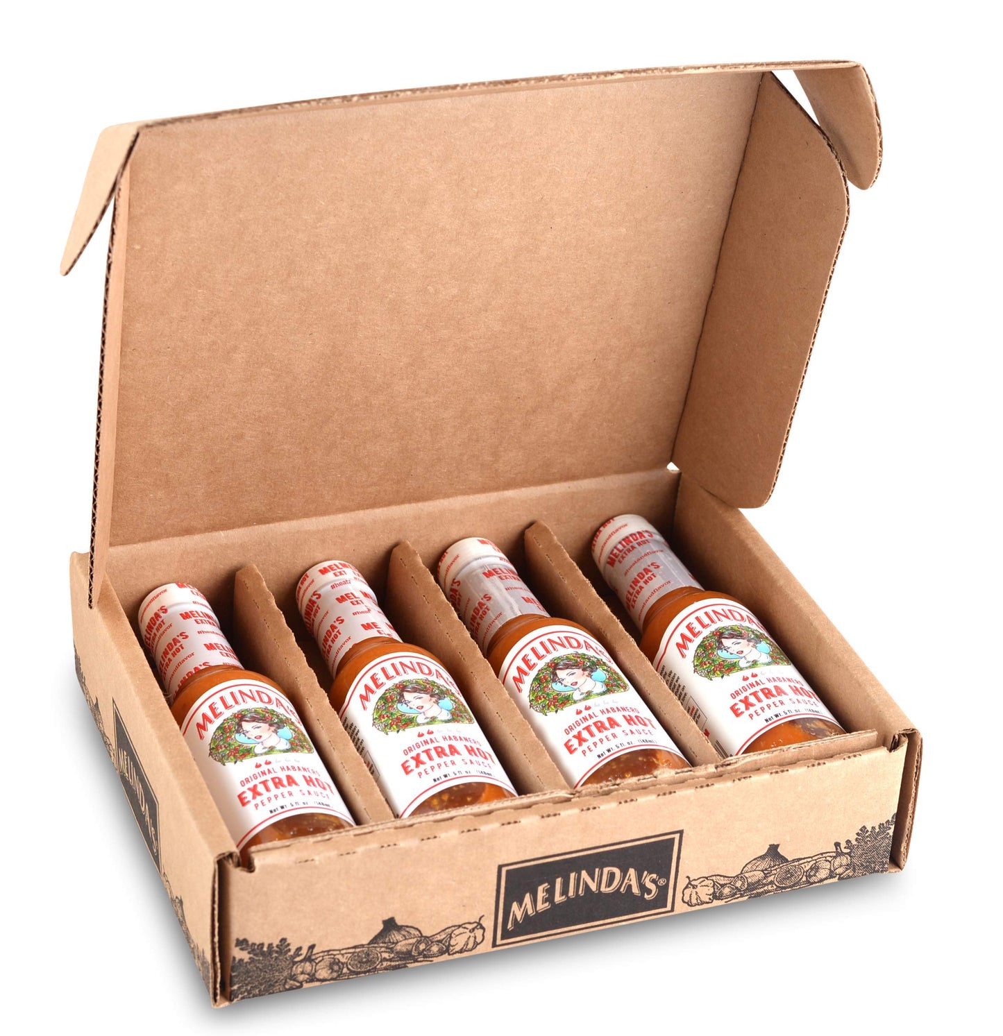 Melindas Original Habanero Extra Hot Sauce - Gourmet Habanero Hot Sauce - Made With Habanero Peppers, Carrots, Onion, Vinegar &