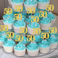 30 Pcs Number 50 Cupcake Toppers Glitter Cheers To 50 Years Old Fifty Birthday Cupcake Picks 50Th Birthday Wedding Anniversary P