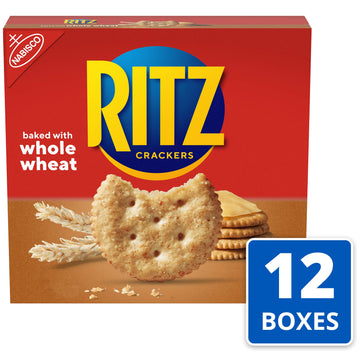 Ritz Whole Wheat Crackers, 12 - 12.9 Ounce Boxes (Pack Of 12)