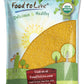 Food to Live Organic Yellow Polenta, 10 Pounds - Non-GMO Yellow Corn Grits, Ground Cornmeal, Quick Cooking, Vegan, Kosher, Bulk,