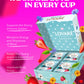 LOVARE Sparkling Splashes Tea Bags, Classic Black & Sencha Green Blend, 32 Individually Wrapped Bags, 64g Gift Box Set