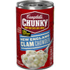 Campbell's Chunky Soup, New England Clam Chowder, 18.8 Oz Can