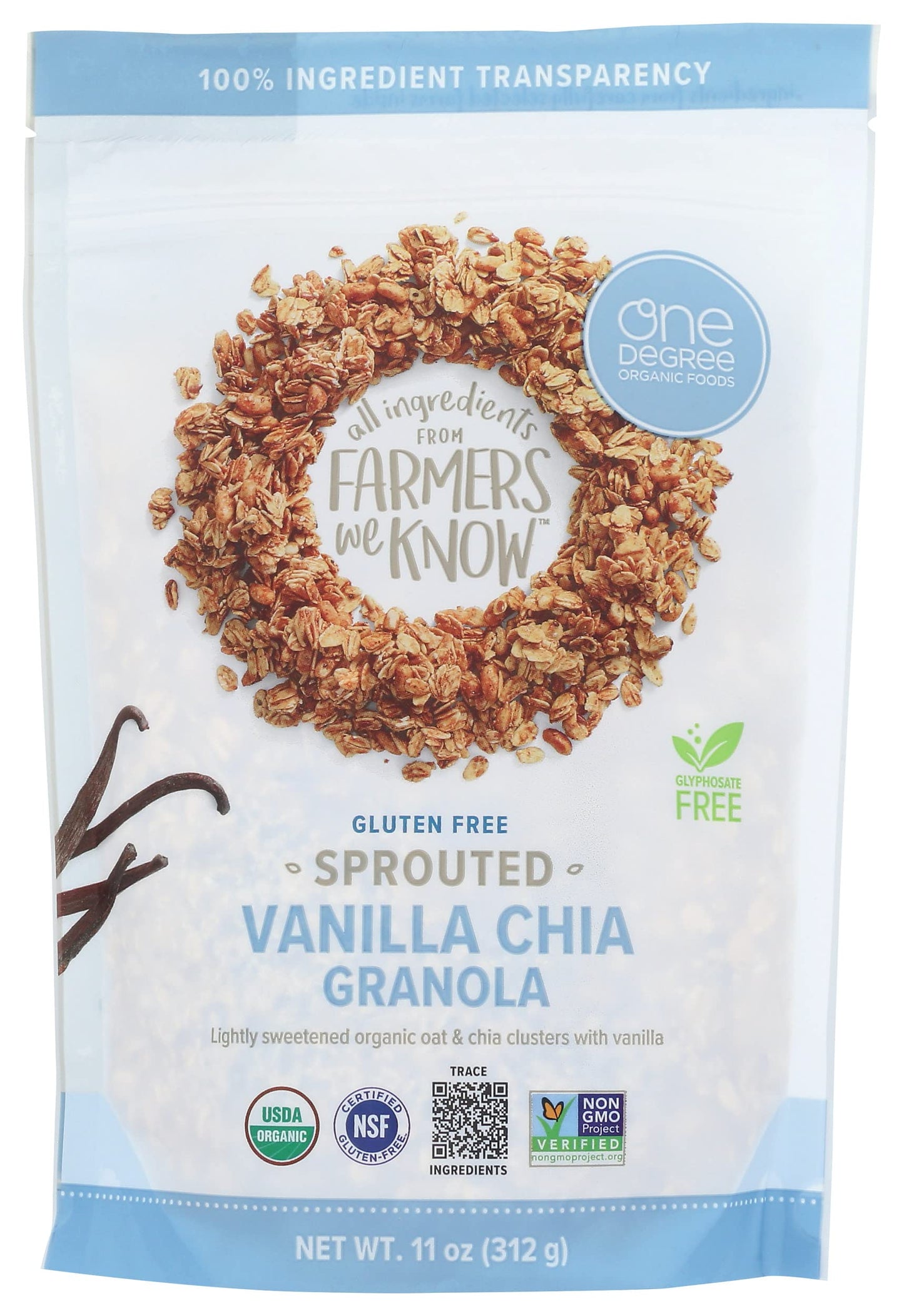 Granola - Oat Vanilla Chia 11oz USA (Case6)