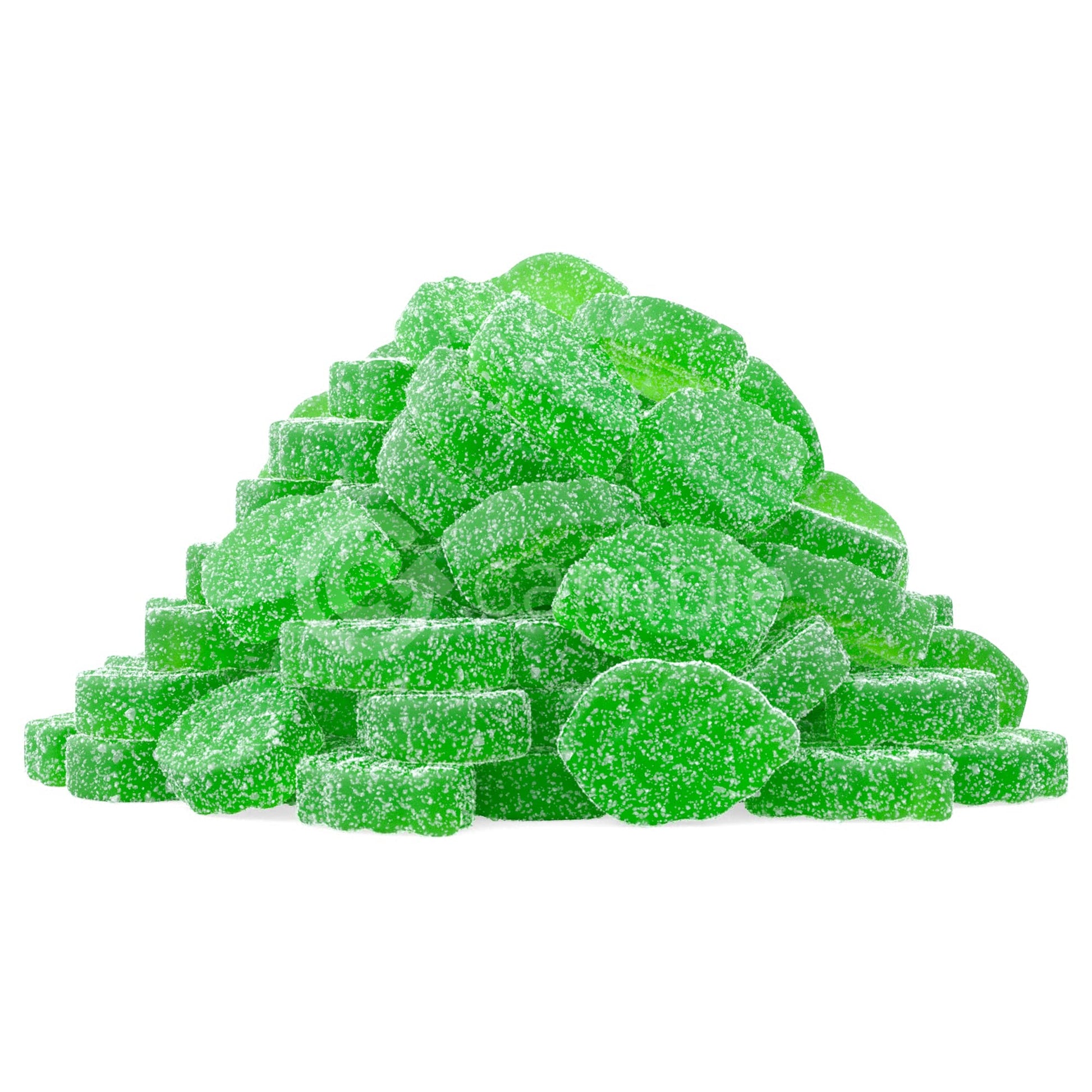 Cambie - Jelly Spearmint Leaves Candy, Sugar Coated Natural Spearmint Flavor, Soft & Chewy Texture, Perfect for Snacking, Sharin