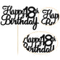 Gyufise Happy 18Th Birthday Cake Topper 18 Birthday Cake Decoration Happy 18 Cupcake Topper For Cheers To 18 Fabulous Birthday P