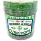 Espeez Hard Candy Cube Lollipops, 100 Count, Individually Wrapped, Green Apple Flavored Party Pops