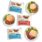 Nutrisystem Frozen Sandwich Bundle - Grilled Chicken, Hamburger, Meatloaf - Helps Support Healthy Weight Loss - 21 Count