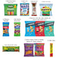 Foxy Fane 25 Count Healthy Snack Box - Premium Holiday, Christmas & New Year Gift Care Package With Variety Of Nuts, Crackers, B