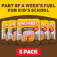 Lunchables Ham & Cheddar with Vanilla Creme Cookies, 5 ct Pack, 3.5 oz Trays