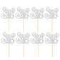 Gyufise 24 Pack Happy Sweet 16 Cupcake Toppers Glitter Sixteen 16Th Birthday Cupcake Picks Cheers To 16 Years Old Cupcake Decora