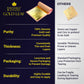 Barnabas Blattgold Edible Gold Leaf 24K - Cake Decorations  Loose Gold Leaf Sheets for Cupcakes - 3.1 inches  Book of 20