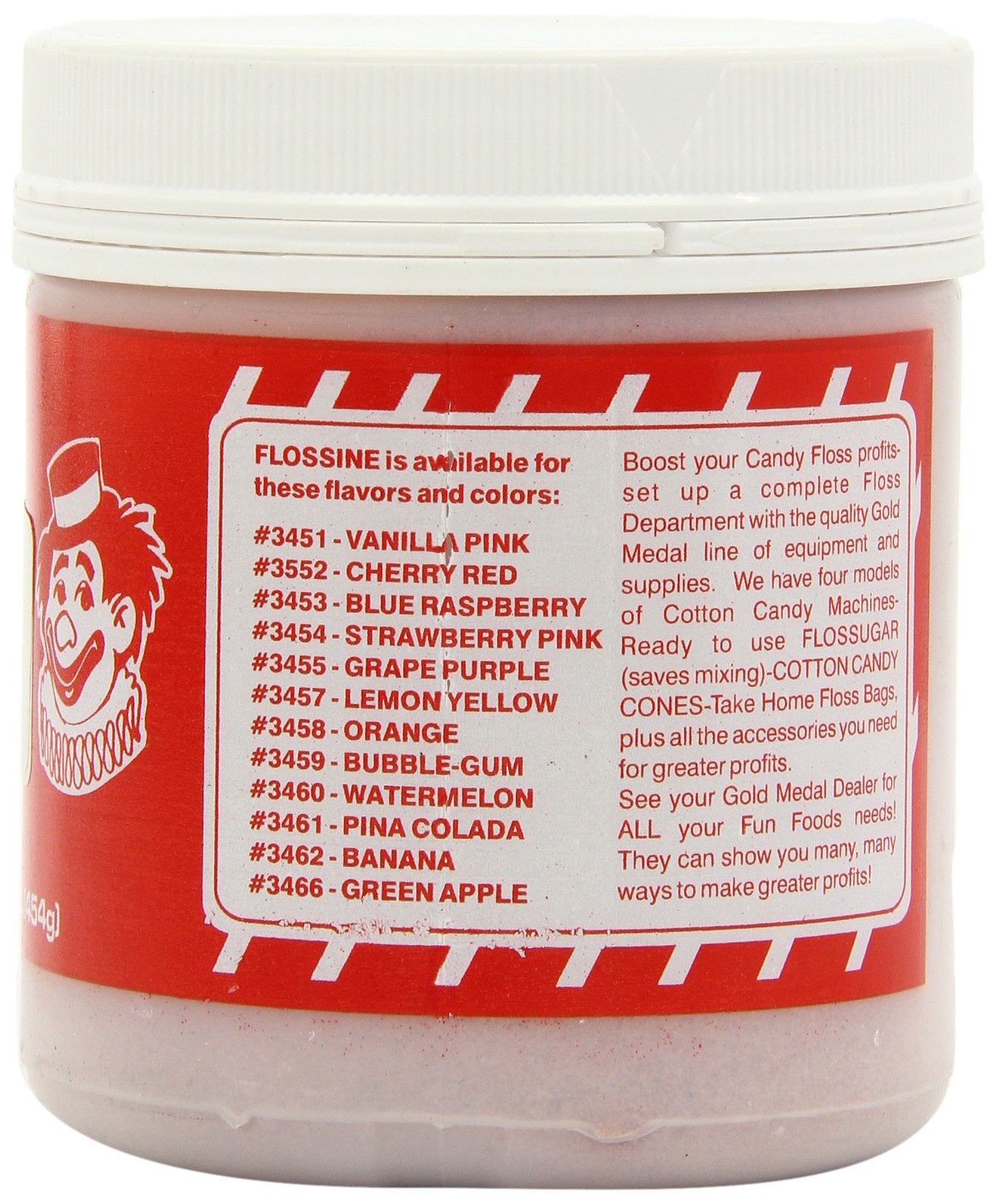 Gold Medal Flossine Can, Orange