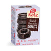 Katz Gluten Free Glazed Chocolate Donuts. Dark Chocolade, Free of Dairy, Soy, Tree Nuts, and Peanuts, Kosher 10.5 oz (1pk)