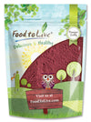 Beet Root Powder, 12 Ounces - Finely Ground Dried Beet Root, Pure, Kosher and Vegan, Raw Superfood. Bulk Powder. Rich in Folate,