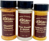 Amish Country Popcorn | Seasoning Variety Pack | 6 oz BallPark Style ButterSalt - 5.1 oz Cheddar Cheese & 5 oz Sour Cream and On