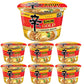 Premium Shin Gold with Chicken Broth Ramen Bowls Bundle. Includes Six - 3.56 Oz Noodle Soup