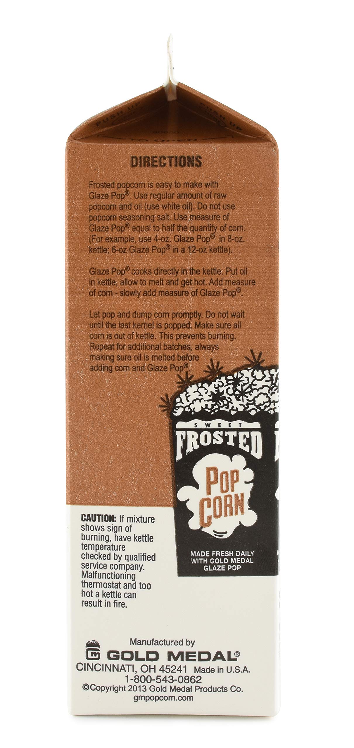 Gold Medal Caramel Glaze Pop Popcorn Flavoring, 12-28 Oz Cartons/Case