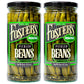 Fosters Pickled Green Beans in a Jar, Original, 16oz, 2 Pack, Traditional Pickled Vegetables Recipe for over 40 years, Low Calo