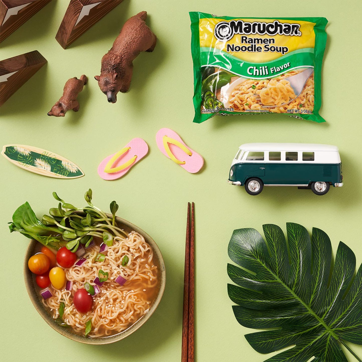 Maruchan Ramen Noodle Soup Variety Pack, 7 Flavors, 3 Ounce Single Servings, 24 Count