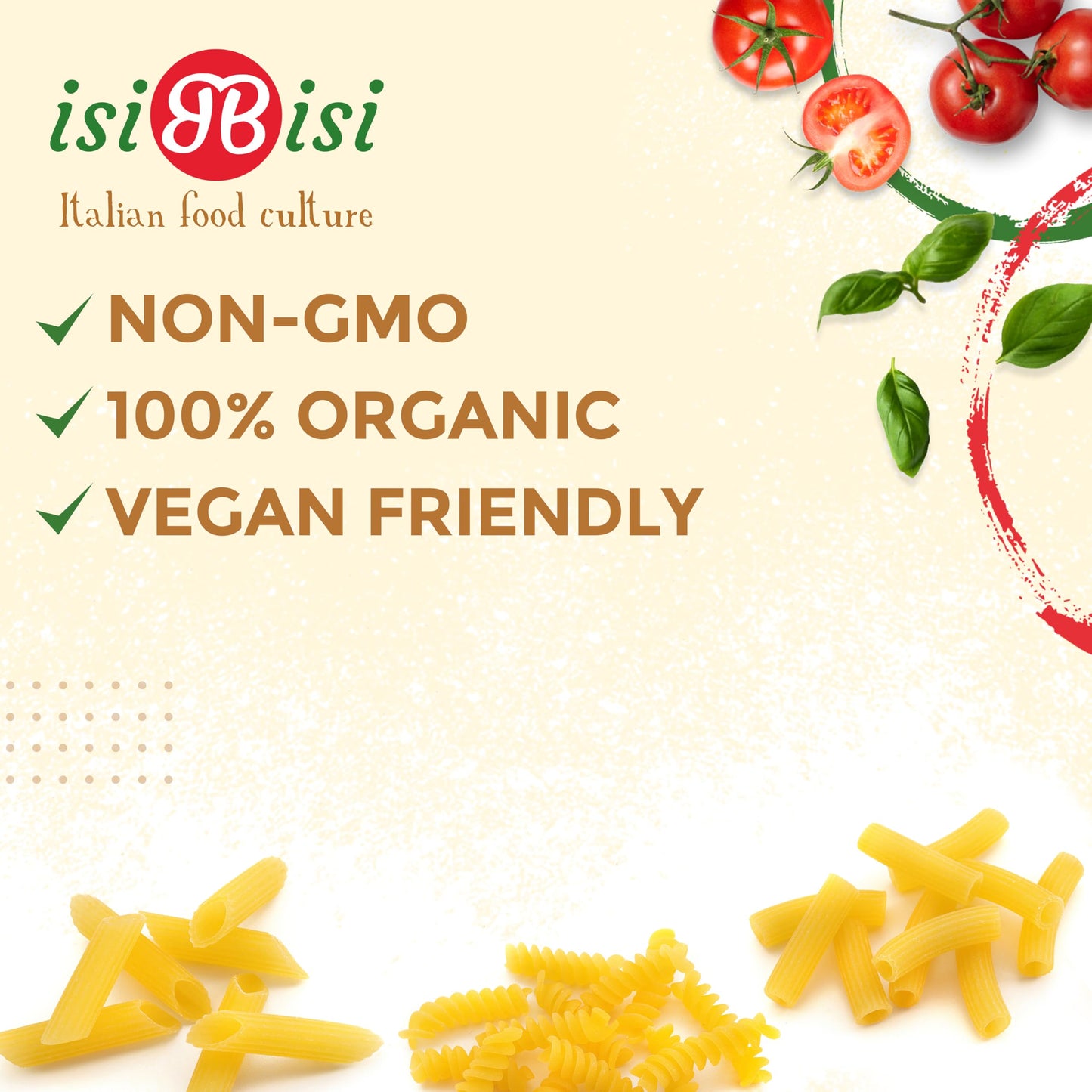 Isibisi Pasta Sampler - Penne, Rigatoni, Spirali Noodles - Authentic Italian Pasta In Bulk Made With Corn, Rice Flour - Non Gmo