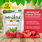 bfruitful Freeze-Dried Strawberries, Gluten Free, Dairy Free, No Sugar Added, 12-Pack