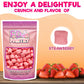 Freeze Dried Fruit Bursts Candy - Mini All-Pinks Strawberry L Hard Candy Mix 5Oz Treat Snack Gift Bag Freeze-Dried Candies