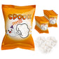 4Es Novelty 24 Pack Halloween Mini Marshmallows - Spook Poof - Indvidually Wrapped Vanilla Flavor - Halloweens Candy for Kids in Bulk  Snacks for Trick or Treat  17 Marshmallows in Each Bag