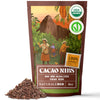 NaturaleBio Cacao Nibs Organic 8 oz. Unsweetened, Non-Alkalized and Pure. Sugar-Free Dark Chocolate Chips Substitute. Non-GMO, G