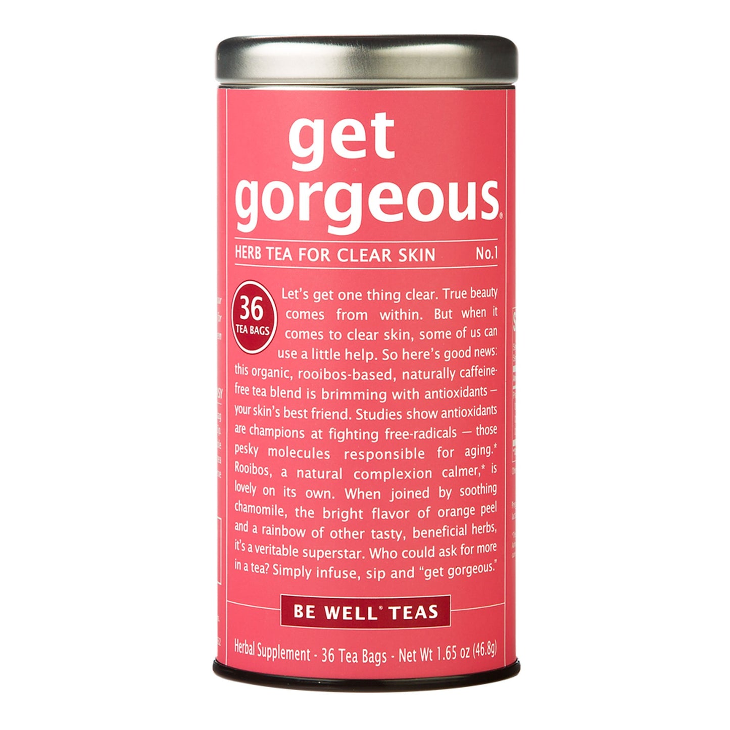 The Republic of Tea Get Gorgeous Tea, 36 Count, Model 742676408505