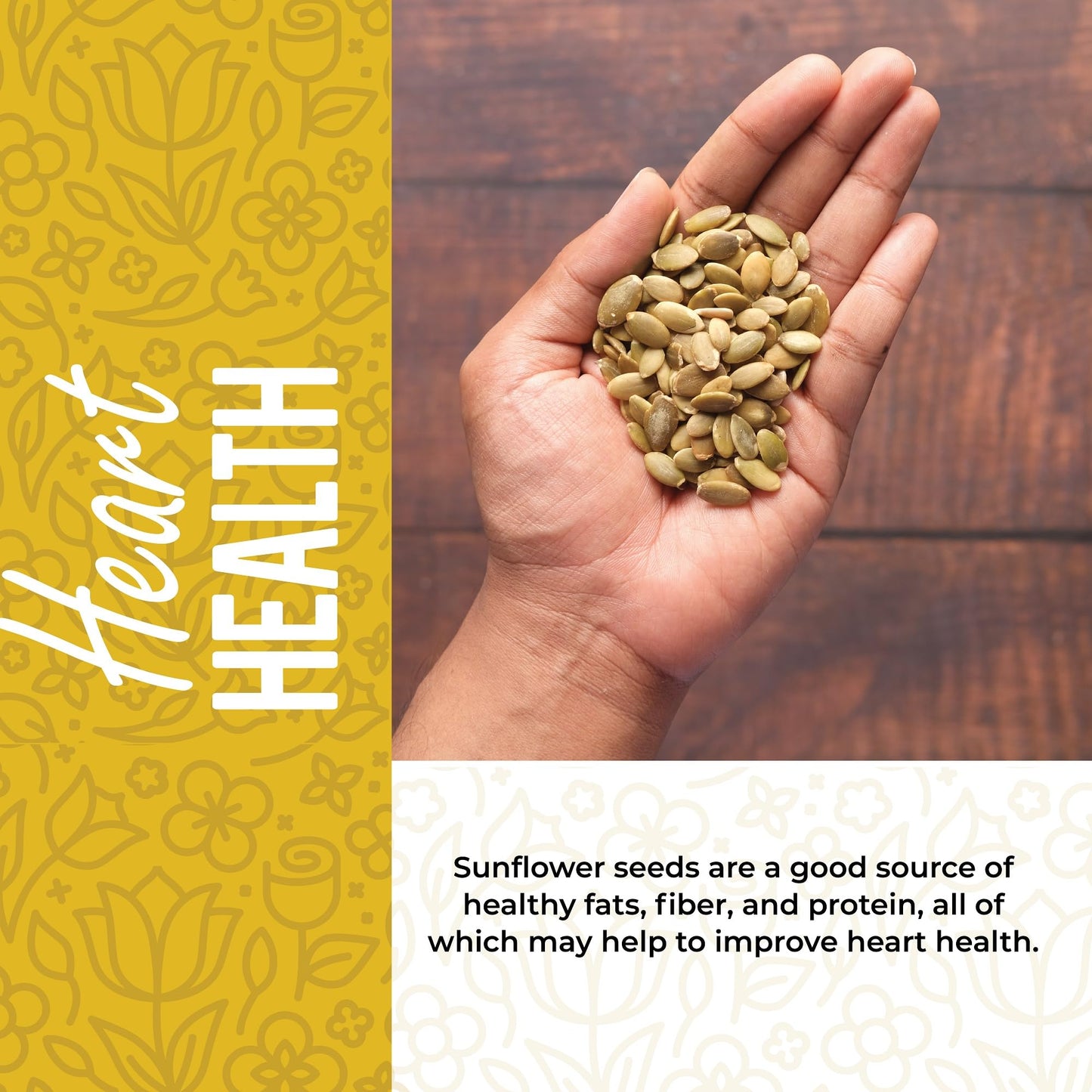 Sunflower Seeds Raw 2Lbs - Unsalted Sunflower Seeds To Eat - Shelled Sunflower Seeds Bulk - Sun Flower Seeds For Eating - Sunflo