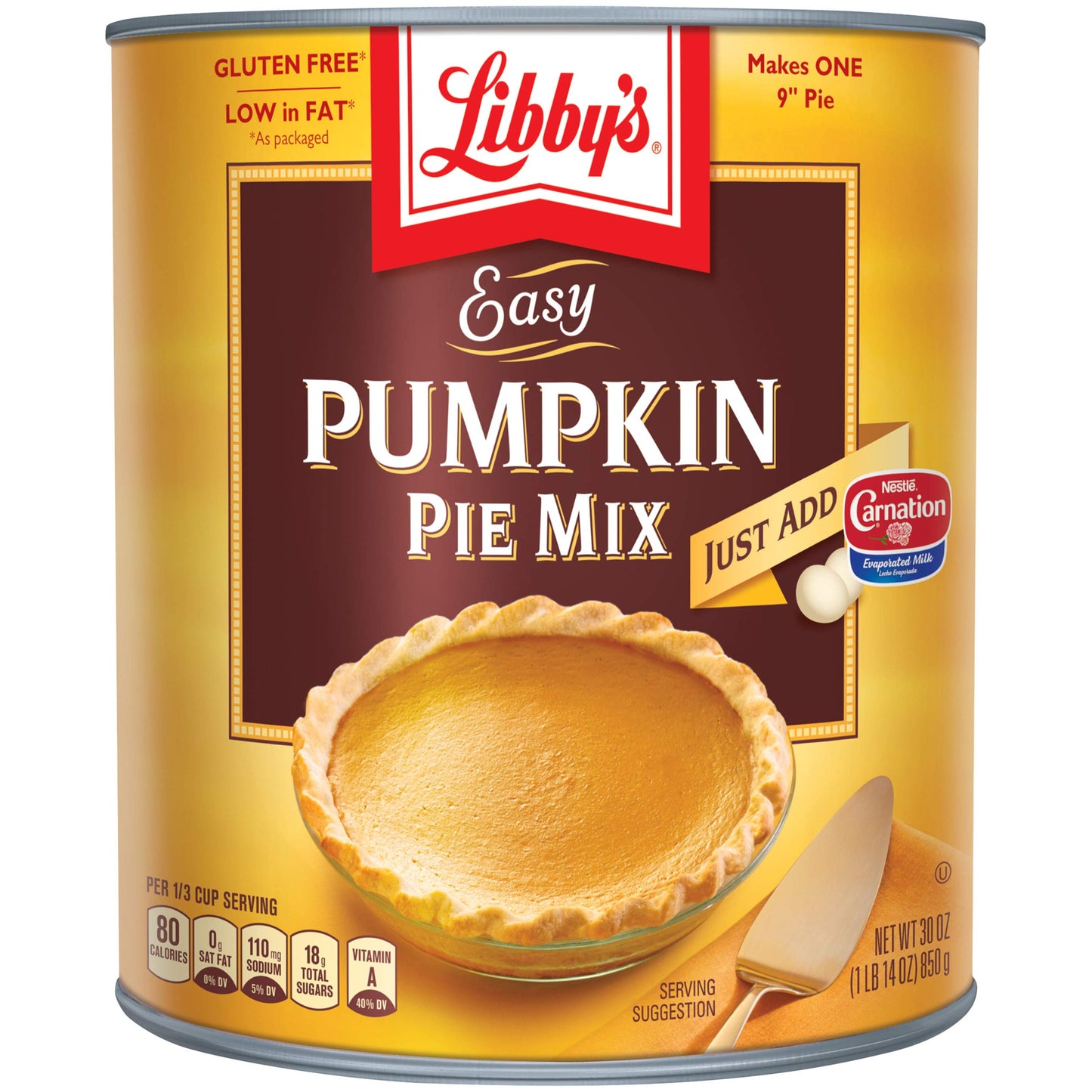 Libbys Pumpkin Pie Mix, 30 Ounce