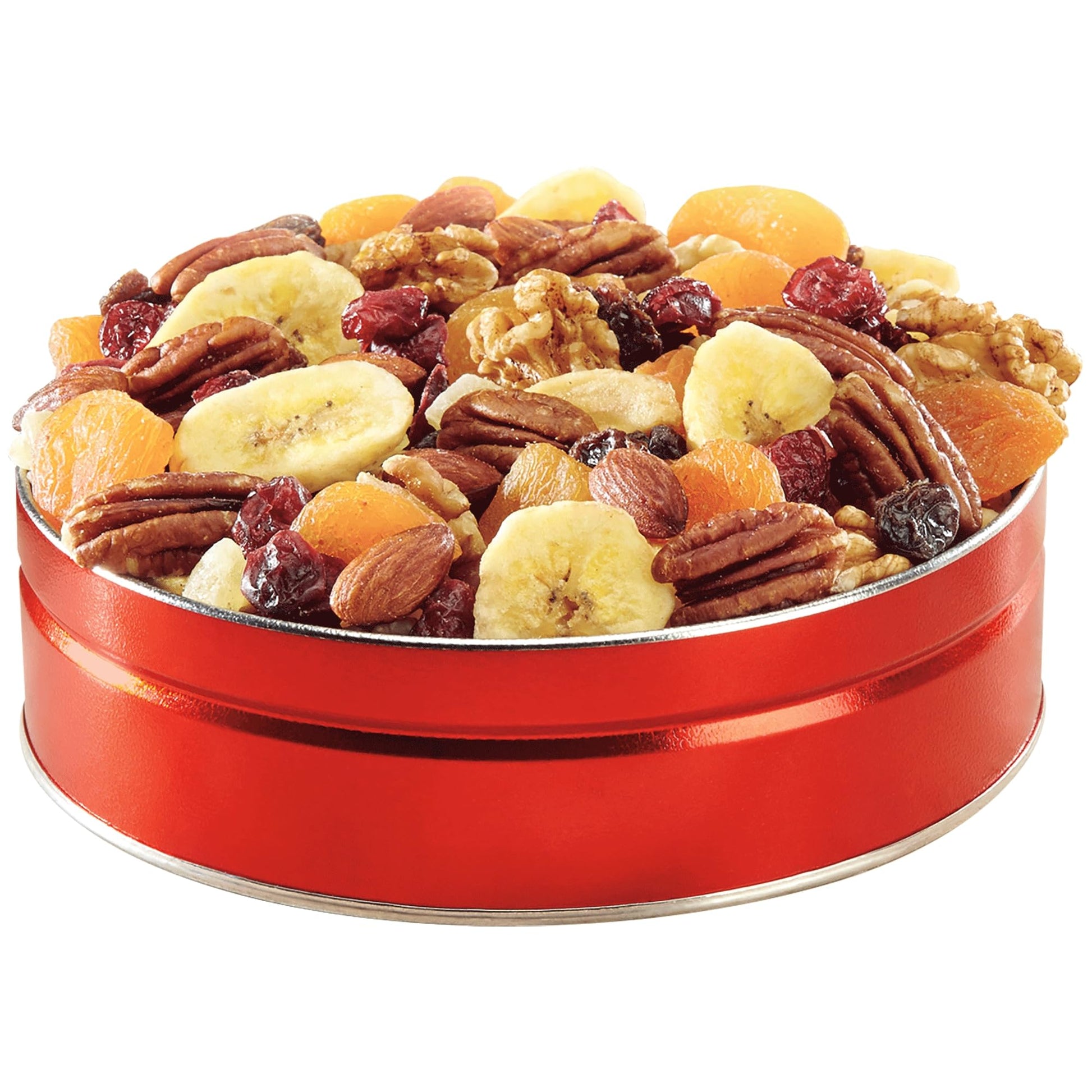 The Swiss Colony California Mix - Assorted Mix with California Raisins, Turkish Apricots, Walnut Halves, Banana Chips, Almonds, 