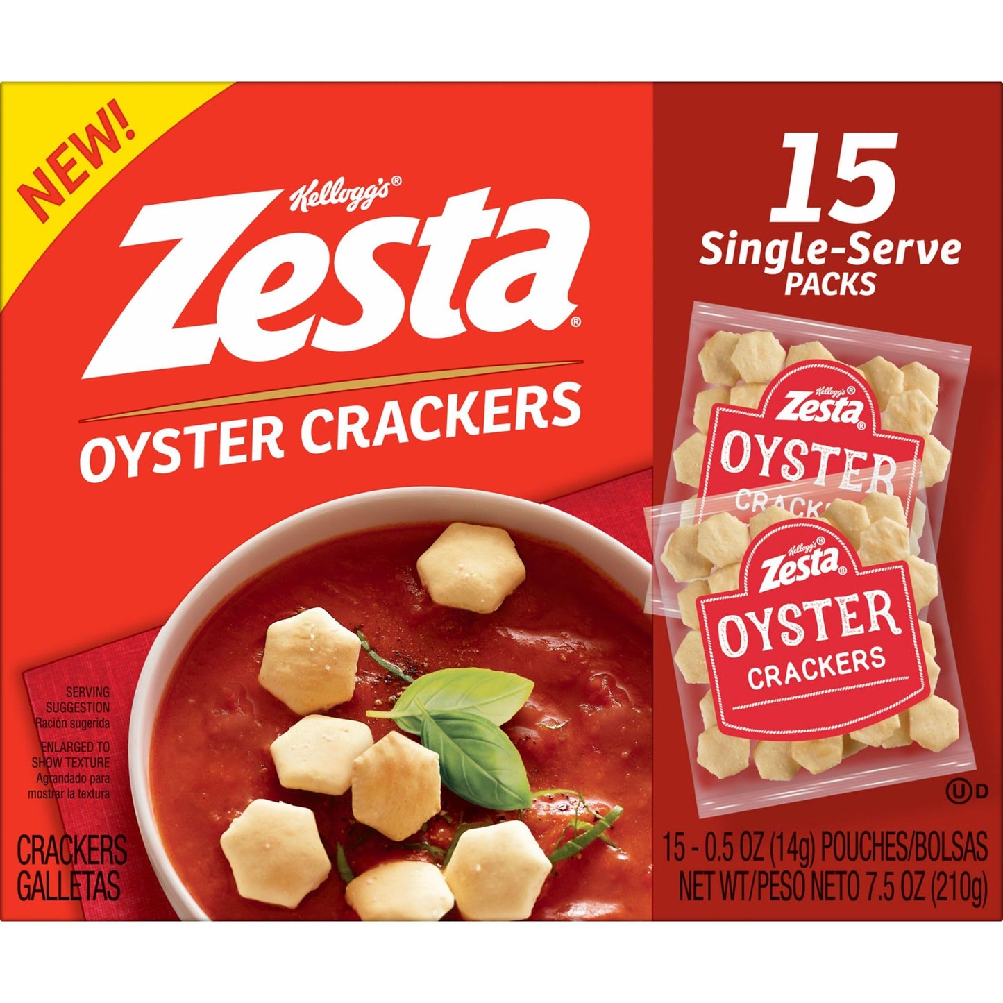 Zesta Oyster  Ers, Soup  Ers, Single Serve, Original, 7.5Oz Box (15 Packs)