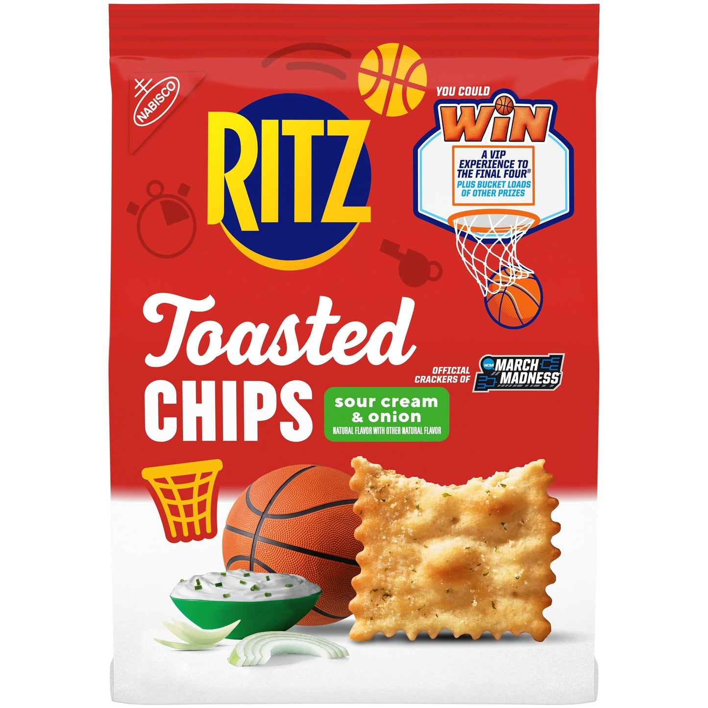 Mondelez Global Sour Cream and Onion Ritz Toasted Chips (229 g)