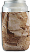Brown Paper Bag Can Insulated Can Drink Cooler (Size - 12 oz.)