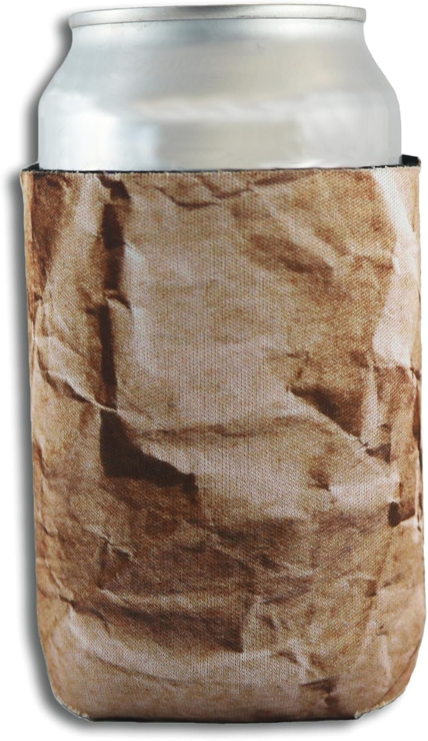 Brown Paper Bag Can Insulated Can Drink Cooler (Size - 12 oz.)