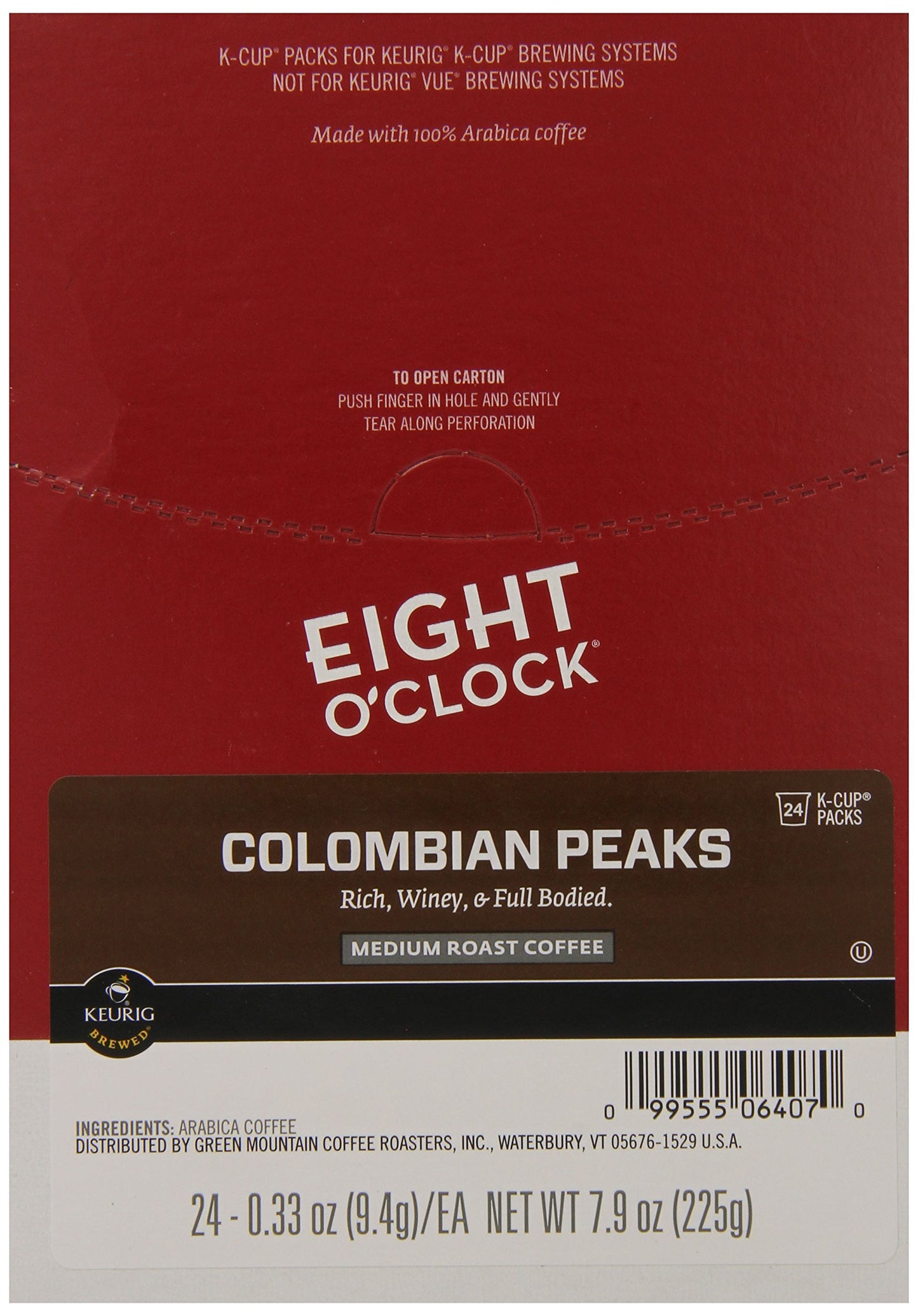 Eight O Clock Coffee, Colombian Peaks, 192 Count
